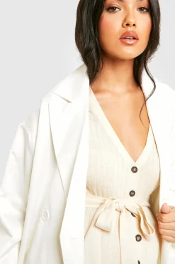 Robe Midi en Tricot à Boutons pour Maternité