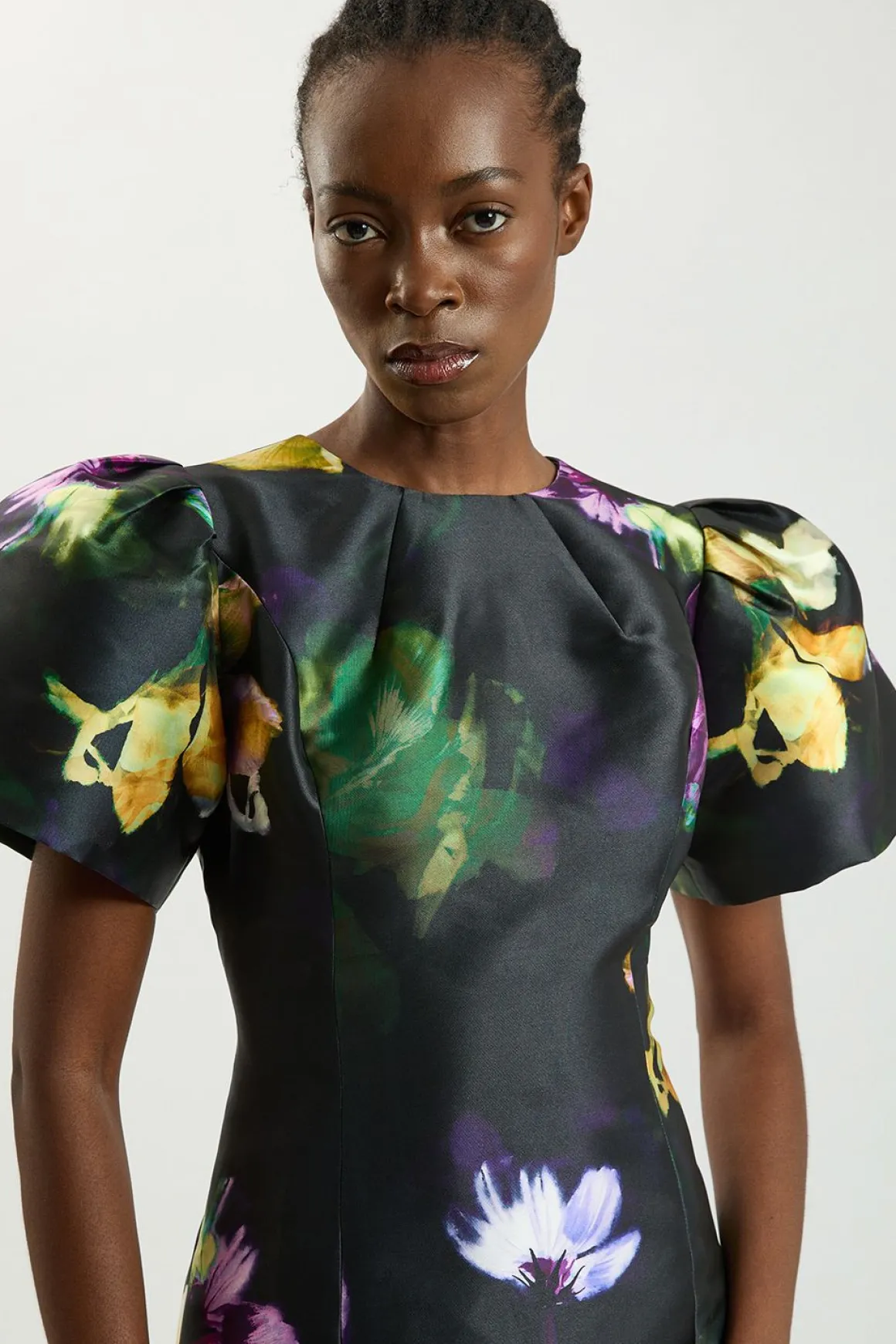 Robe Midi En Twill À Imprimé Fleuri Petite