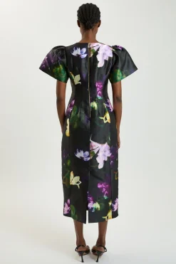 Robe Midi En Twill À Imprimé Fleuri Petite