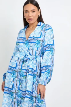 Wallis Robe Midi Estivale Tropicale À Ceinture<Femme Toutes Les Robes|Robes Mi-Longues