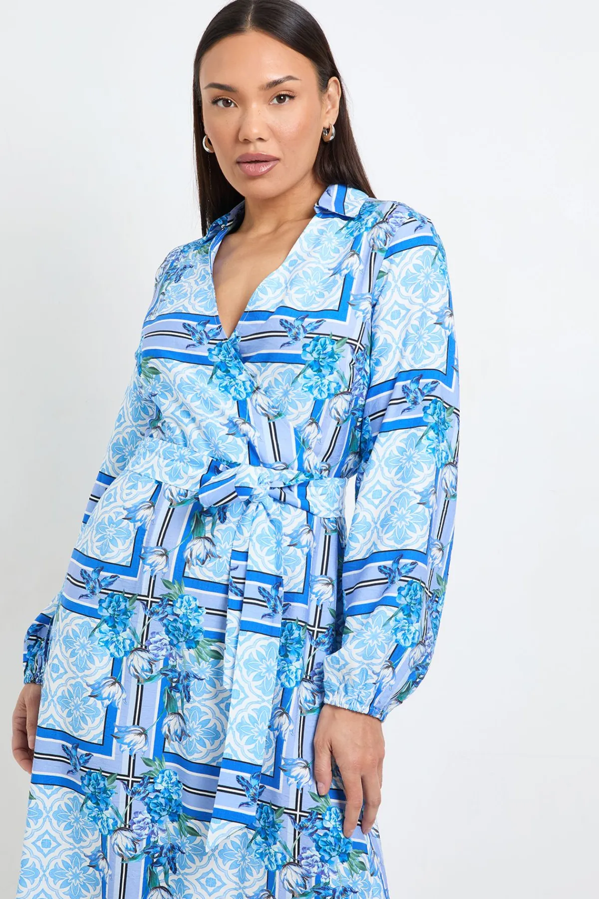 Wallis Robe Midi Estivale Tropicale À Ceinture<Femme Toutes Les Robes|Robes Mi-Longues