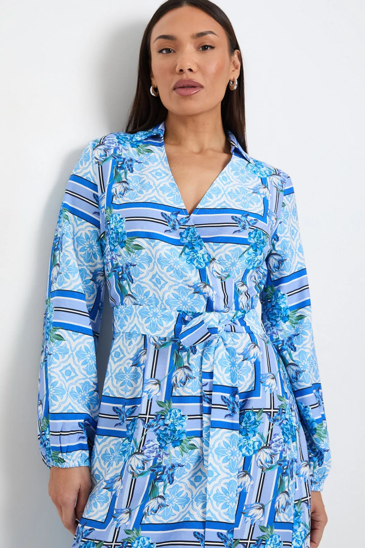 Wallis Robe Midi Estivale Tropicale À Ceinture<Femme Toutes Les Robes|Robes Mi-Longues