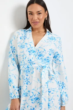 Robe Midi Fleurie À Ceinture D'été