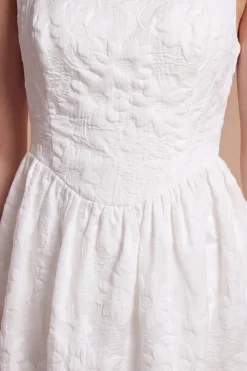 Robe Midi Florale Dp Hen À Épaules Nouées Et Taille Basse