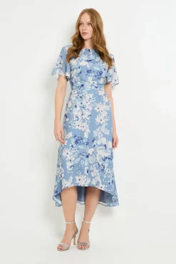 Wallis Robe Midi Florale À Taille Portefeuille<Femme Robes|Robes Mi-Longues