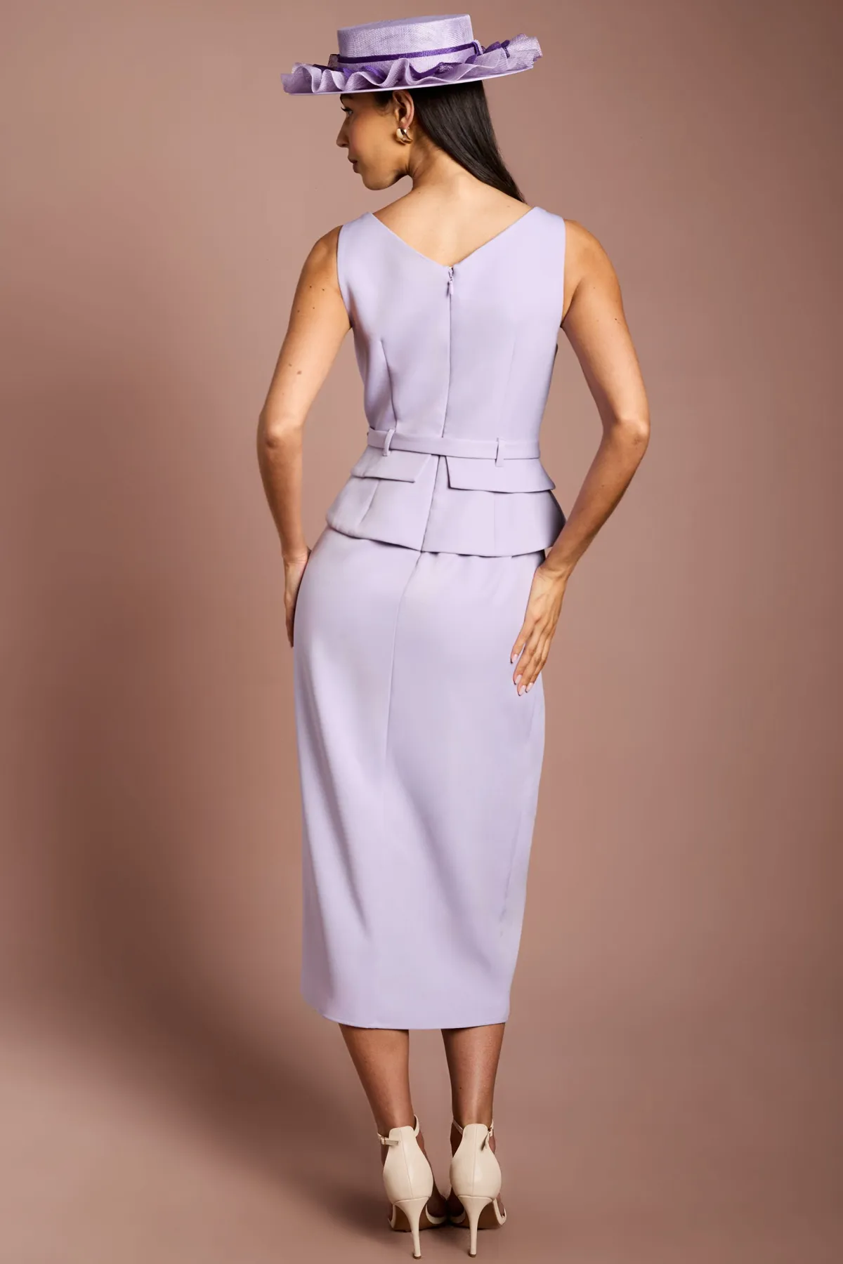Coast Robe Midi Gilet Détail Nœud Lisa Tan<Femme Robes|Robes Mi-Longues