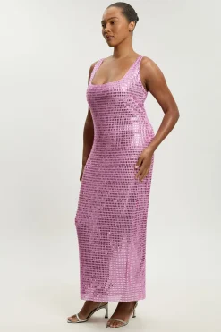 Robe Midi Grande Taille Premium Ornée De Cristaux Whitley Neill