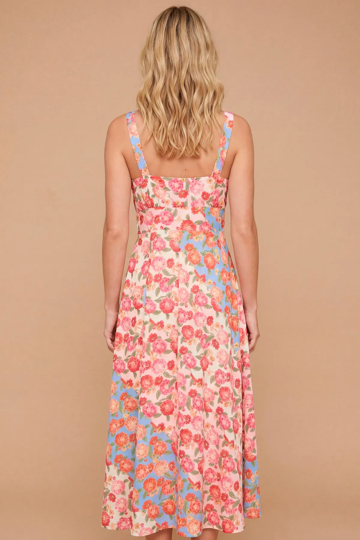Dorothy Perkins Robe Midi Imprimée Avec Finitions En Dentelle Et Nœud Devant<Femme Toutes Les Robes|Robes Mi-Longues