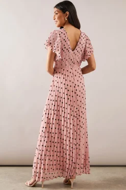 Robe Midi à Imprimé Floral avec Volants
