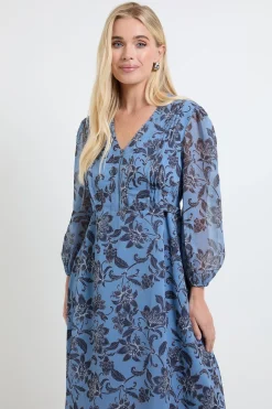 Wallis Robe Midi À Imprimé Paisley Avec Plis Nervurés Et Fermeture Éclair - Petite<Femme Toutes Les Robes|Robes D’Automne