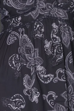 Wallis ROBE MIDI À INSERTS DE DENTELLE FLORALE PETITE TAILLE<Femme Robes Mi-Longues|Satin Et Dentelle