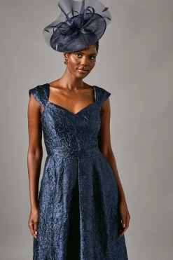 Robe Midi Jacquard Cœur