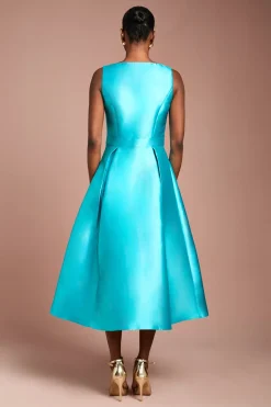 Coast Robe Midi À Jupe Ample Avec Détail Nœud<Femme Robes|Robes Longues