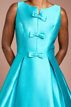 Coast Robe Midi À Jupe Ample Avec Détail Nœud<Femme Robes|Robes Longues