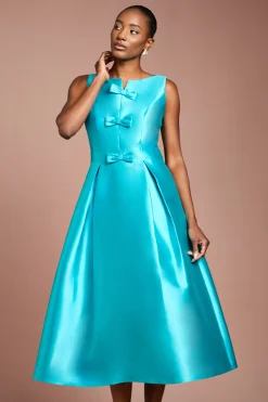 Coast Robe Midi À Jupe Ample Avec Détail Nœud<Femme Robes|Robes Longues