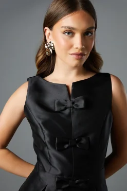 Coast Robe Midi à Jupe Ample avec Détails Nœuds<Femme Toutes Les Robes|Robes Longues