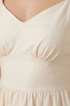 Dorothy Perkins Robe Midi À Manches Bouffantes Et Taille Cintrée<Femme Robes|Robes Mi-Longues