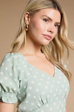Dorothy Perkins Robe Midi À Manches Papillon Avec Détails De Coutures<Femme Robe Invitée Mariage|Toutes Les Robes