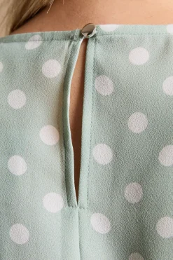 Dorothy Perkins Robe Midi À Manches Papillon Avec Détails De Coutures<Femme Robe Invitée Mariage|Toutes Les Robes