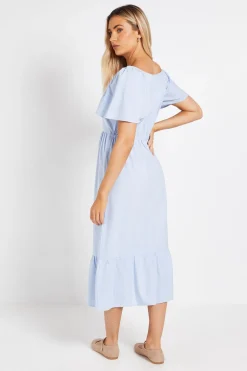 Dorothy Perkins Robe Midi À Manches Papillon Et Boutonnage Devant<Femme Toutes Les Robes|Robes Mi-Longues