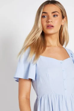 Dorothy Perkins Robe Midi À Manches Papillon Et Boutonnage Devant<Femme Toutes Les Robes|Robes Mi-Longues