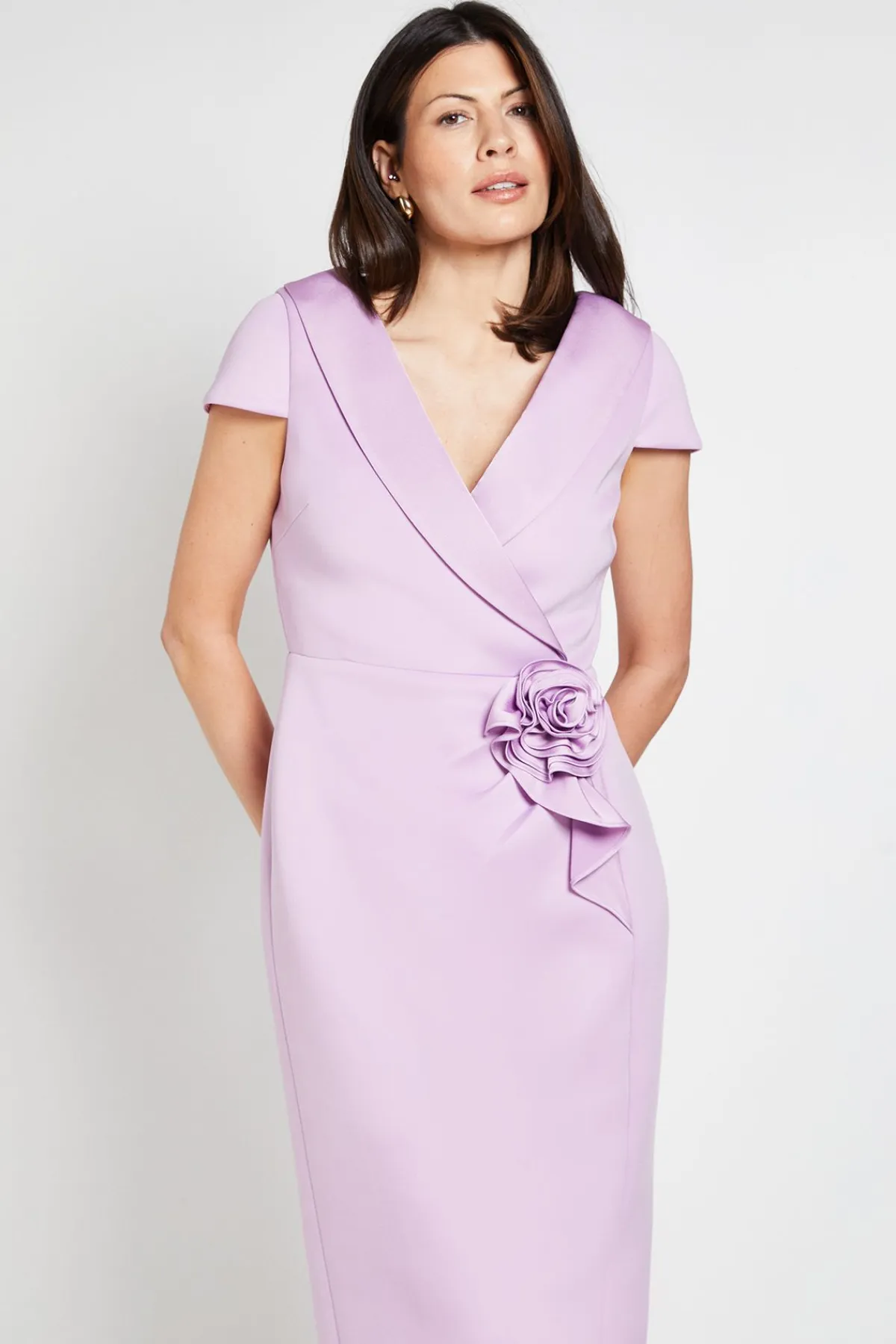 Wallis Robe Midi Moulante En Scuba Avec Corsage Pour Occasions Spéciales<Femme Robes Mi-Longues|Robes Moulantes