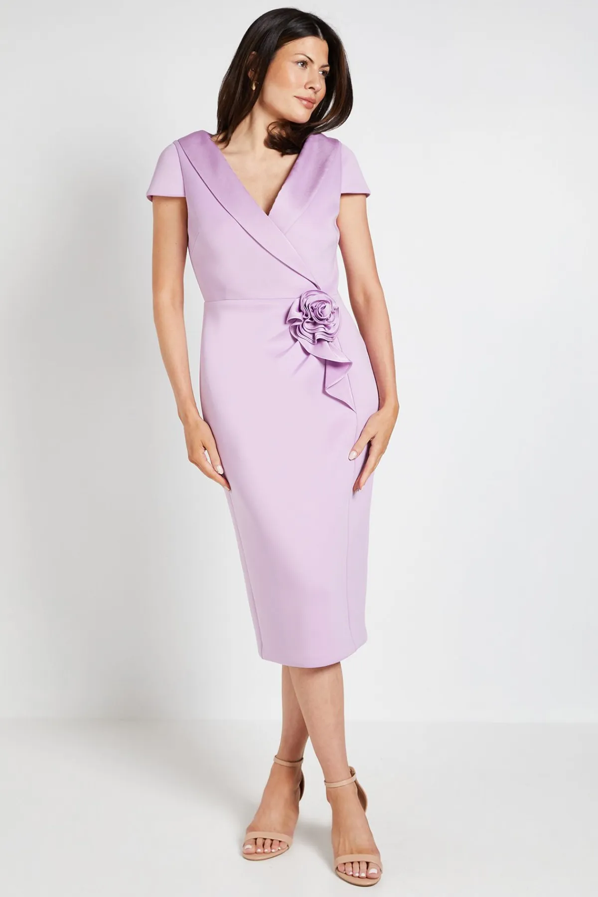 Wallis Robe Midi Moulante En Scuba Avec Corsage Pour Occasions Spéciales<Femme Robes Mi-Longues|Robes Moulantes