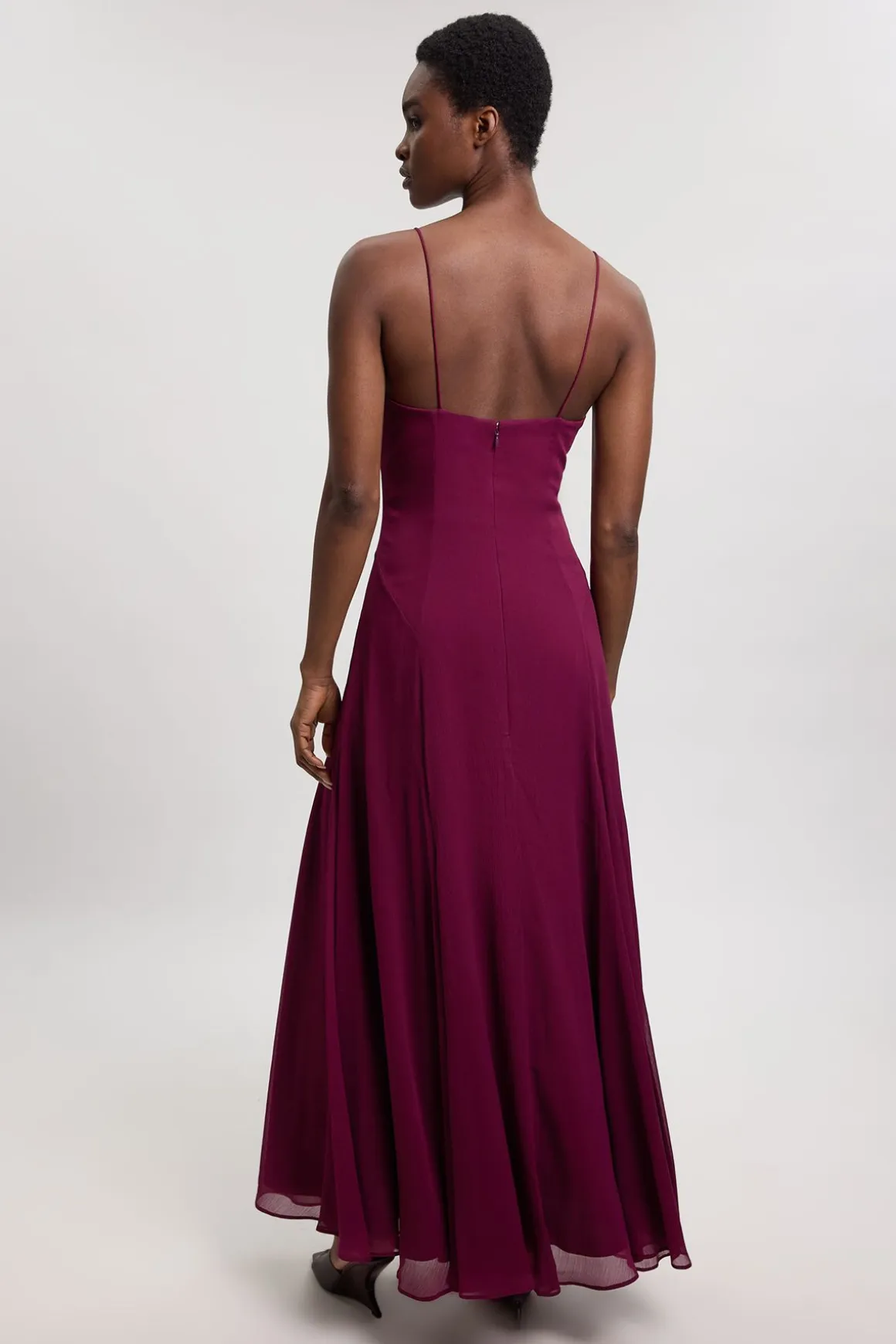 Robe Midi Ornée De Cristaux