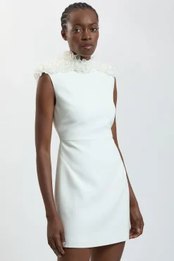 KarenMillen Robe Midi À Ornements De Rosettes<Femme Robes|Robes Mi-Longues