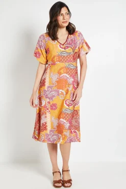 Robe Midi Paisley D'été