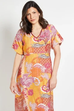 Robe Midi Paisley D'été
