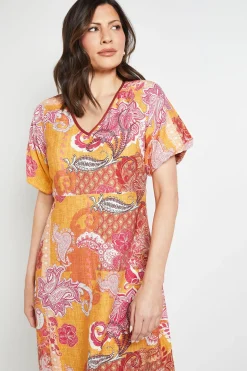 Robe Midi Paisley D'été