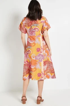 Robe Midi Paisley D'été