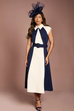 Coast Robe Midi à Panneaux Color Block<Femme Toutes Les Robes|Robes Mi-Longues