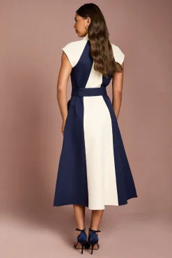 Coast Robe Midi à Panneaux Color Block<Femme Toutes Les Robes|Robes Mi-Longues