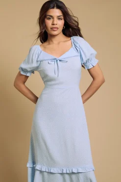 Dorothy Perkins Robe Midi Petite Avec Col Orné De Dentelle<Femme Toutes Les Robes|Robes Mi-Longues