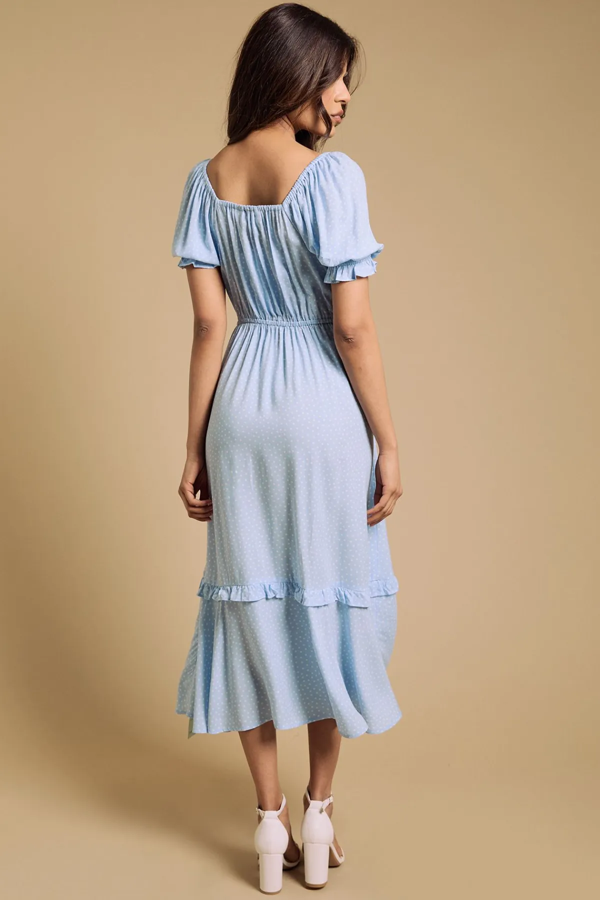Dorothy Perkins Robe Midi Petite Avec Col Orné De Dentelle<Femme Toutes Les Robes|Robes Mi-Longues