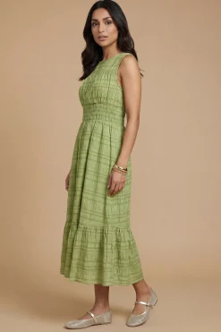 Dorothy Perkins Robe Midi Petite À Bustier Froncé Et Coupe Ajustée<Femme Robes|Robes Mi-Longues