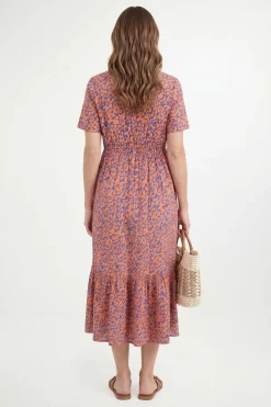 Robe Midi Petite En Coton D'été