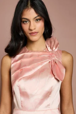 Robe Midi Plissée À Détails Petite
