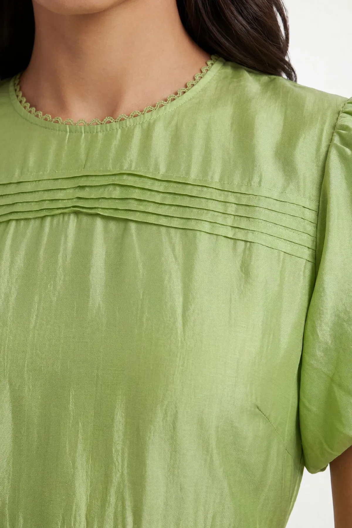 Wallis Robe Midi Plissée En Tencel Petite<Femme Robes|Robes Mi-Longues