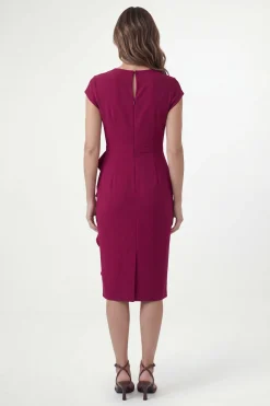 Robe Midi Plissée À Volants En Crêpe Petite