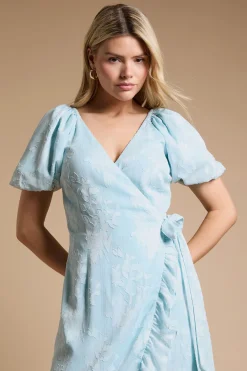 Dorothy Perkins Robe Midi Portefeuille À Volants Dp Luxe<Femme Robes|Robes Mi-Longues