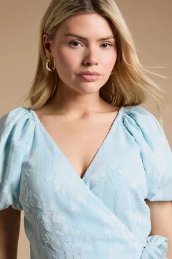 Dorothy Perkins Robe Midi Portefeuille À Volants Dp Luxe<Femme Robes|Robes Mi-Longues
