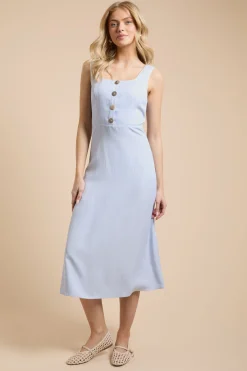Dorothy Perkins Robe Midi À Rayures Avec Boutons<Femme Robes|Robes Mi-Longues