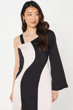 Coast Robe Midi Satinée pour Invitée de Mariage<Femme Robes Mi-Longues|Satin Et Dentelle