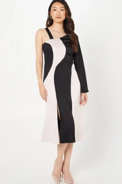 Coast Robe Midi Satinée pour Invitée de Mariage<Femme Robes Mi-Longues|Satin Et Dentelle