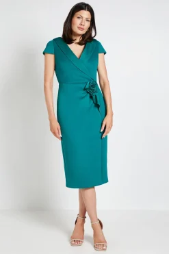 Robe Midi Scuba À Corsage Pour Occasion Spéciale