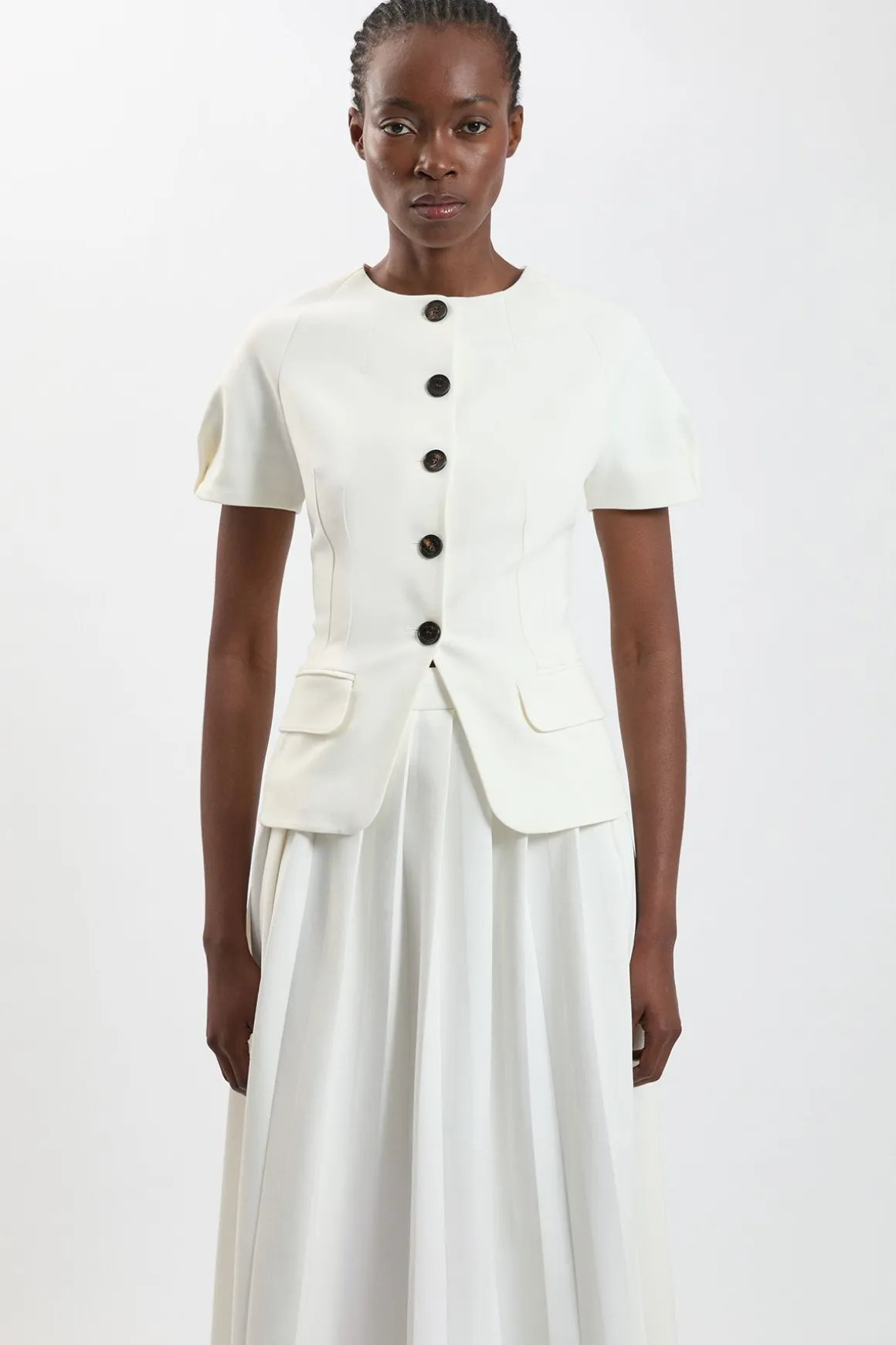 Robe Midi Stretch Compacte