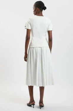 Robe Midi Stretch Compacte